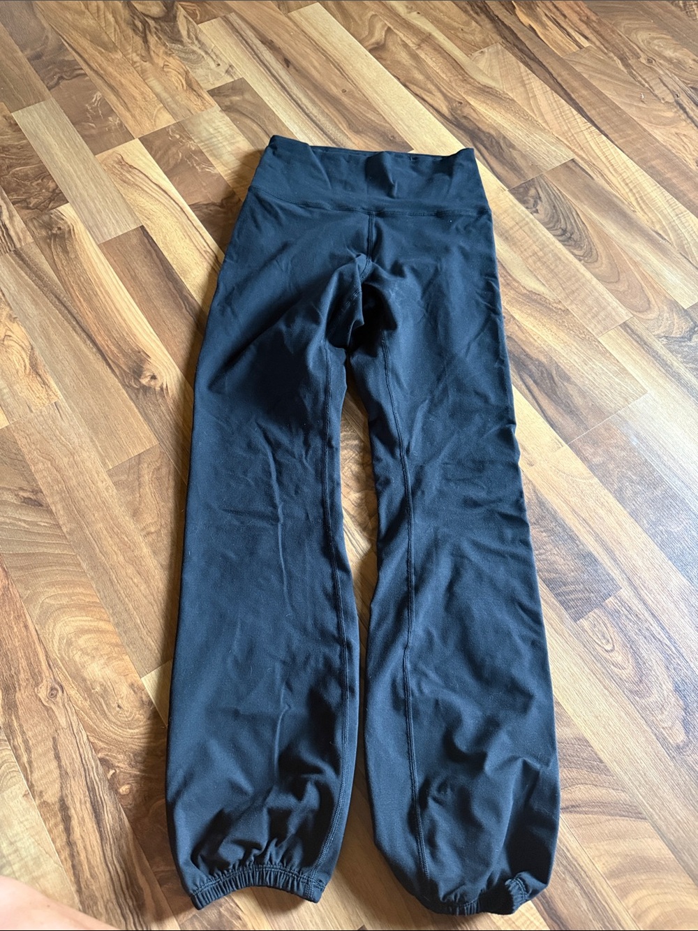 aerie Black Leggings - Elastic Cuffed Yoga Pants